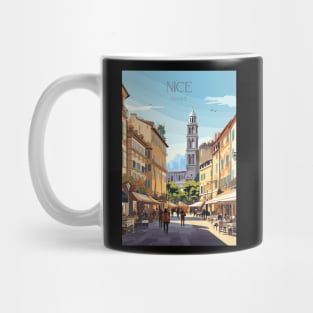 Nice France Travel Print Wall Art, Home Décor, Gift Art Mug